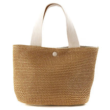bags : Bohemian Rotan Emmer Schoudertas Dames - Geweven Zomers Design - Rotan in Beige van Pantino