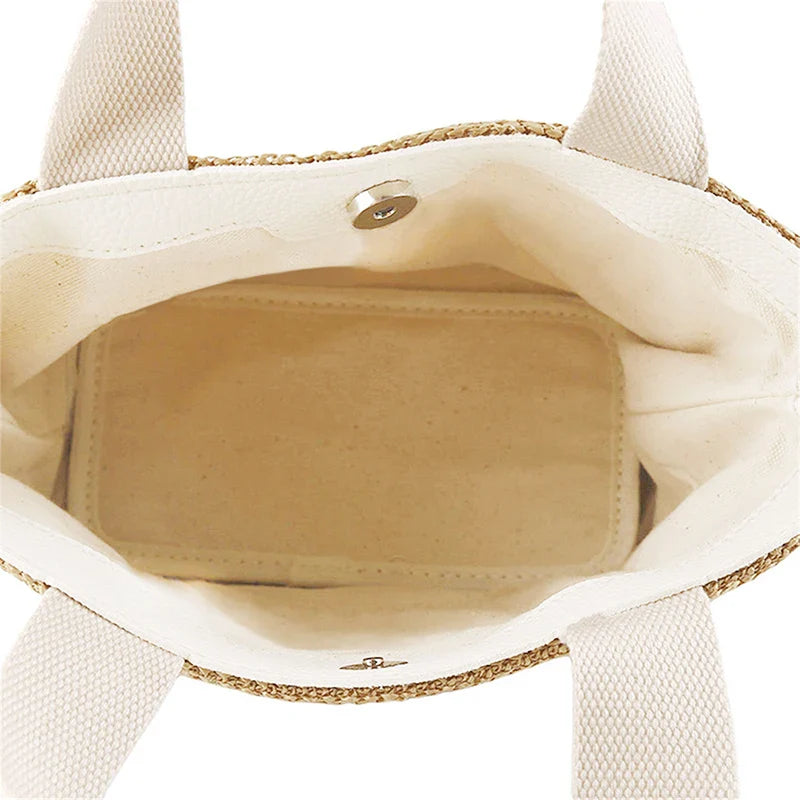 bags : Bohemian Rotan Emmer Schoudertas Dames - Geweven Zomers Design - Rotan in van Pantino