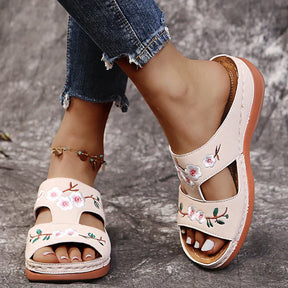 Sandals : Sandalen Dames Bruin - Stijlvolle Ergonomische Wandel - Perfect voor die van Comfortabele Wandeling Houden in Beige van Pantino