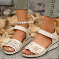 Sandalias trenzadas beige para mujer - Estilo elegante - Perfectas para quienes prefieren un diseño refinado y a la moda