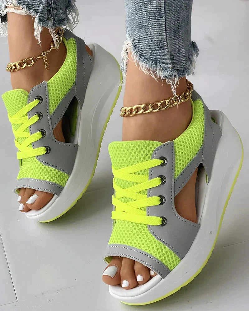 Orthopedic Sandals : Orthopedische Sandalen Dames - Comfortabele Blauwe Sandalen met Voetboogondersteuning in Groen van Pantino