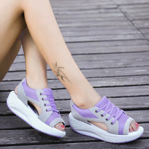 Orthopedic Sandals : Orthopedische Sandalen Dames - Sandalen - Blauw in Paars van Pantino
