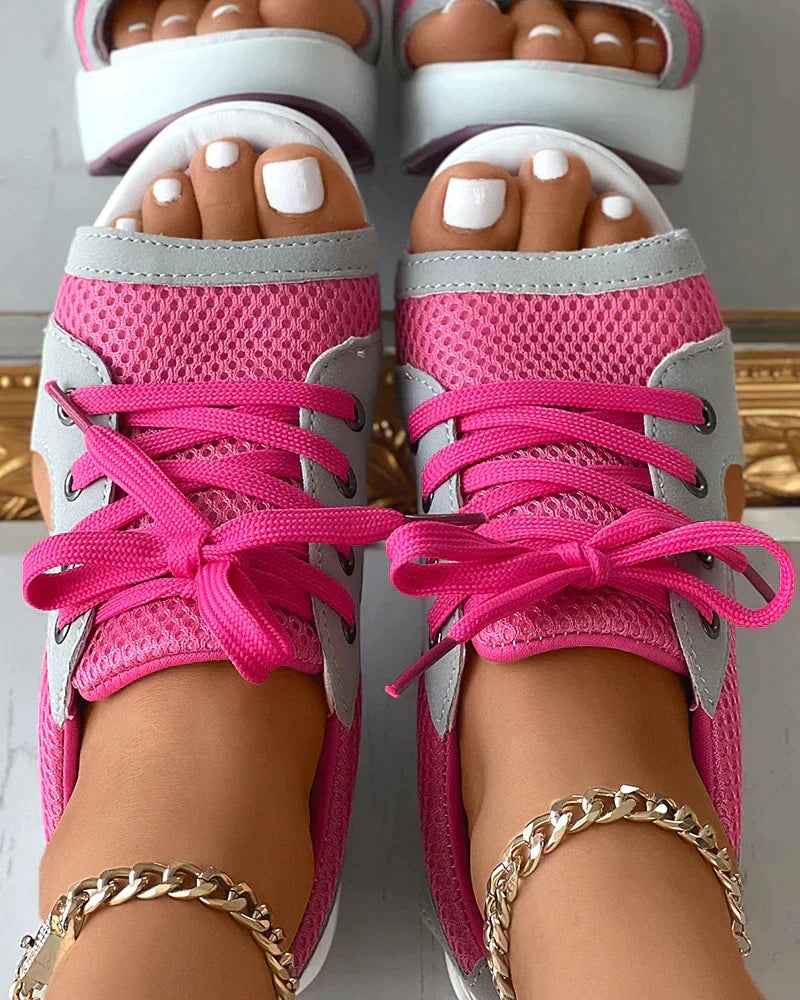 Orthopedic Sandals : Orthopedische Sandalen Dames - Sandalen - Blauw in Rozenrood van Pantino