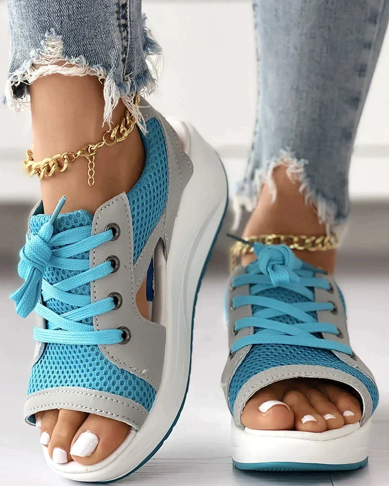 Orthopedic Sandals : Orthopedische Sandalen Dames - Sandalen - Blauw in Blauw van Pantino