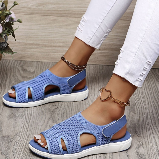 Sandals : Dames Sandalen - Orthopedisch Design voor Ultiem Comfort en Elegantie - Khaki in Paars van Pantino
