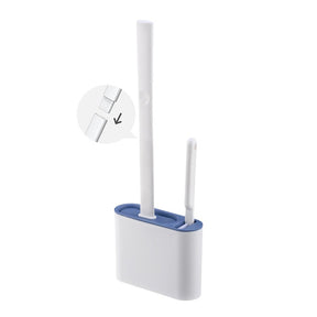 home & garden : Siliconen Toiletborstel Donkergrijs - Hygiënisch Effectief Reinigen - Siliconen in Blauw van Pantino