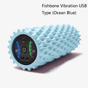 outdoor equipment : VibraFlex Roller - De Ultieme Massage voor Yoga en Fitness - Coral Oranje in Ocean Blauw van Pantino
