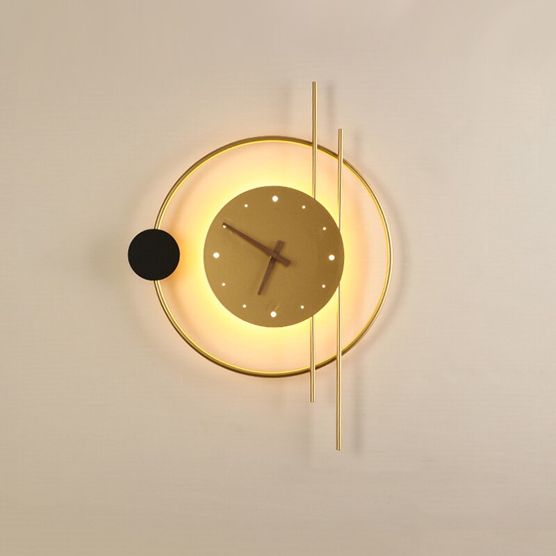 home & garden : Zeitkunst Wandklok - Chic Horloge met Licht - Perfect voor een Verfijnde en Praktische Interieur in van Pantino