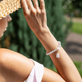 Purity&Harmony Witte Jade en Agaat Kralen