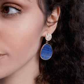 Earrings : HealWithin Lapis Lazuli Bescherming in van Pantino
