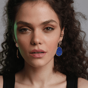 Earrings : HealWithin Lapis Lazuli Bescherming in van Pantino