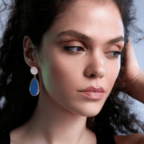 Earrings : HealWithin Lapis Lazuli Bescherming in van Pantino