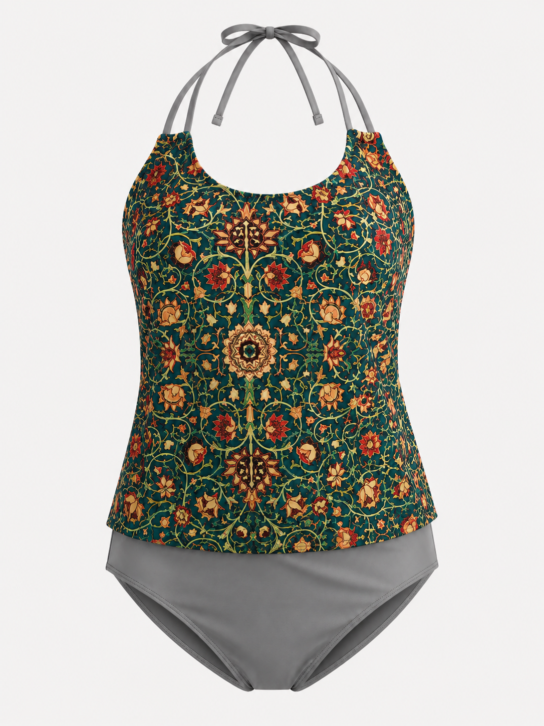 : Tankiniset Dames Hoge Taille - Comfortabel, Sneldrogend & Flatterend in Groen van Pantinoshop