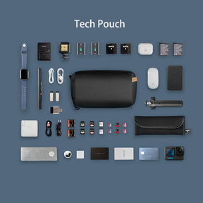 bags : Tech Pouch Organizer Tas in Waterdicht Materiaal - Tech Pouch Grijs in van Pantino