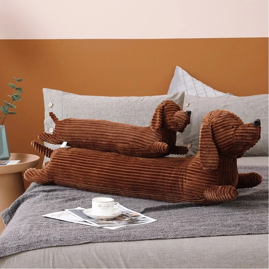 pets : Pluche Teckel Speeltje 55cm - Bruin in van Pantino