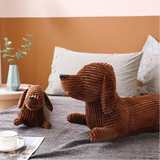 Plush Dachshund Toy 55cm - Brown