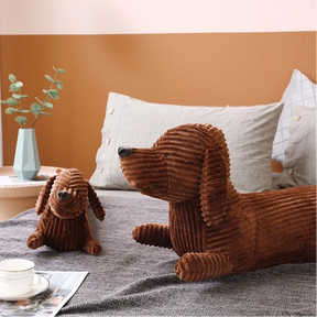 pets : Pluche Teckel Speeltje 55cm - Bruin in van Pantino