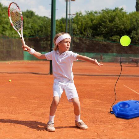 outdoor equipment : Tennis Trainer Terugkaatsbal - Solo Training Draagbaar - Elastisch Touw in van Pantino