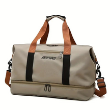 bags : Reistas Unisex Khaki - Tenzin Weekender Tas - Met Grote Capaciteit in Khaki van Pantino