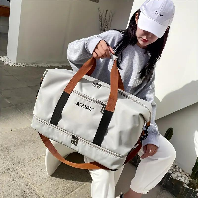 bags : Reistas Unisex Khaki - Tenzin Weekender Tas - Met Grote Capaciteit in van Pantino