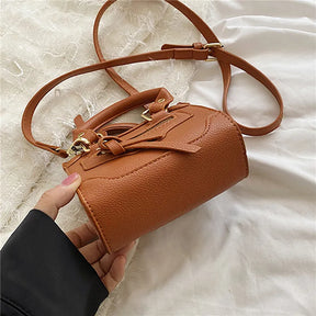 bags : Mini Schoudertas Dames Zwart - Trendy Vierkant Ritssluiting - PU-Leer in van Pantino