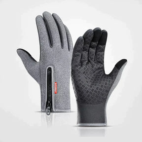 Gloves : Thermo Handschoenen Dames - Houd Je Handen Warm in Alle Weersomstandigheden - Zwart in Grijs van Pantino