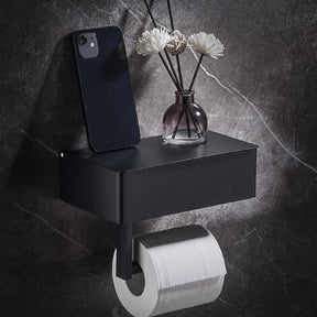 home & garden : Toiletrolhouder Zwart - Elegant Functioneel Badkamer - RVS in van Pantino