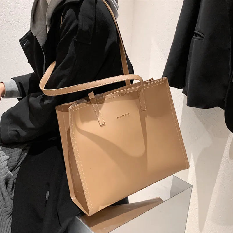 bags : Gestructureerde Leren Tas Dames - Drie Compartimenten Praktisch - PU-Leer in van Pantino