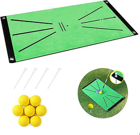 outdoor equipment : Golf Trainingsmat - Swing Training Thuis - Draagbaar in Golf Mat van Pantino