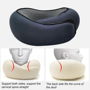 Travel Pillow : FluffyRest - Comfortabel Reiskussen Nekkussen - Grijs in van Pantino