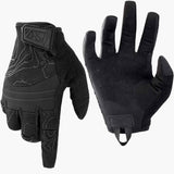 Gants tactiques respirants avec protection complète des doigts pour écran tactile - Noir
