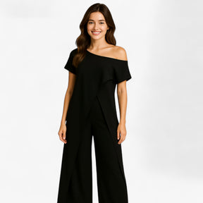 Women's Dress : Pantalon Dames Wit - Tweedelige Set Top in van Pantino
