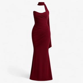 Dress : Rok Dames Bordeaux - Tweedelige Set met Elegante Top in Bordeaux van Pantino