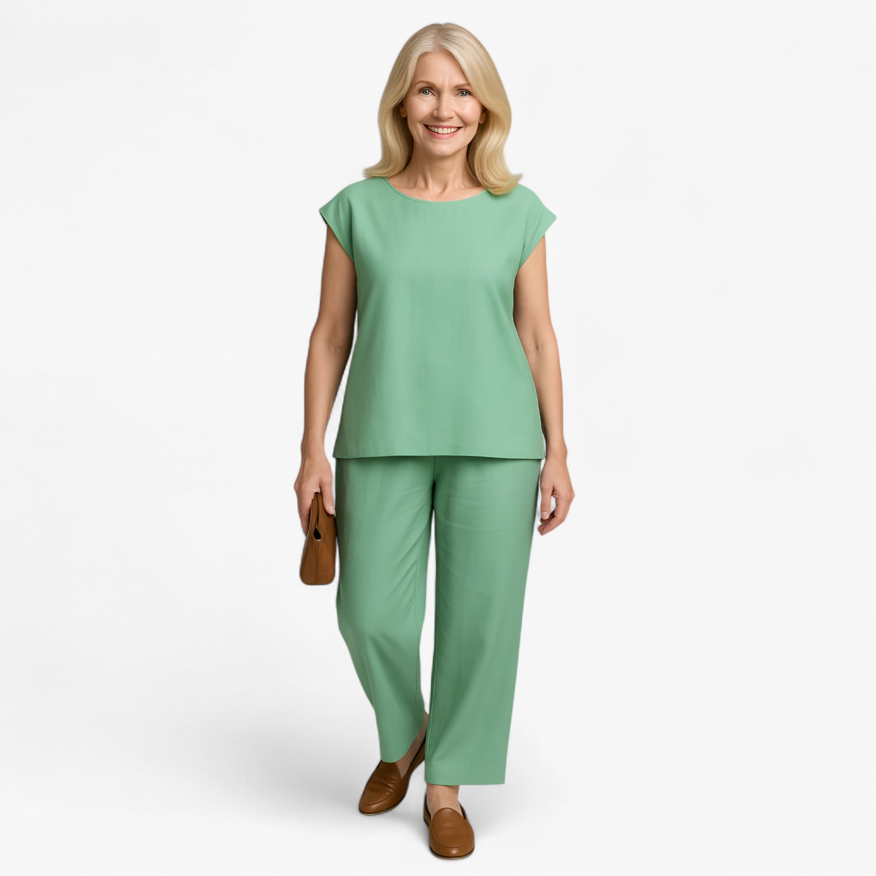 Women Set : Tweedelige Set Dames voor Elegante Gelegenheden - Zwart in van Pantino