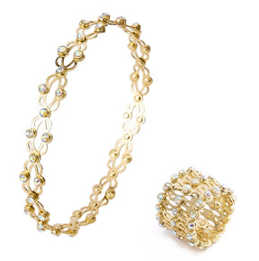Bracelet : Armband Zilver - Ring & Puzzel Box in van Pantino
