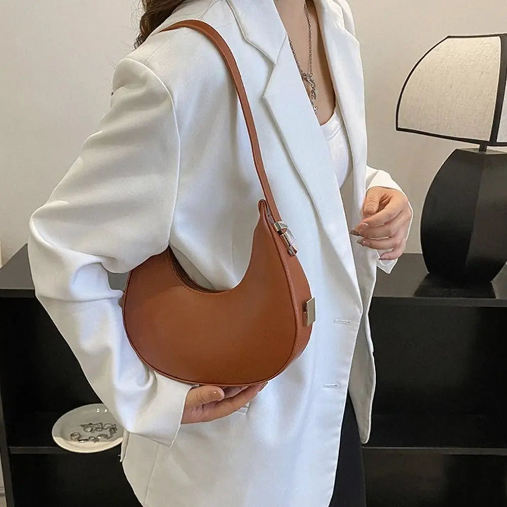 bags : Hobotas Dames Wit - Elegante Eenvoudige Rits Design - PU-Leer in van Pantino