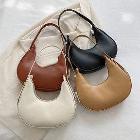 bags : Hobotas Dames Wit - Elegante Eenvoudige Rits Design - PU-Leer in van Pantino