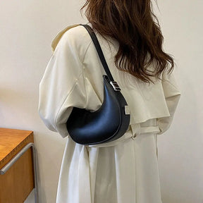 bags : Hobotas Dames Wit - Elegante Eenvoudige Rits Design - PU-Leer in van Pantino