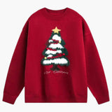 Pull d'Hiver Chaud Unisexe pour Jours Froids - Rouge