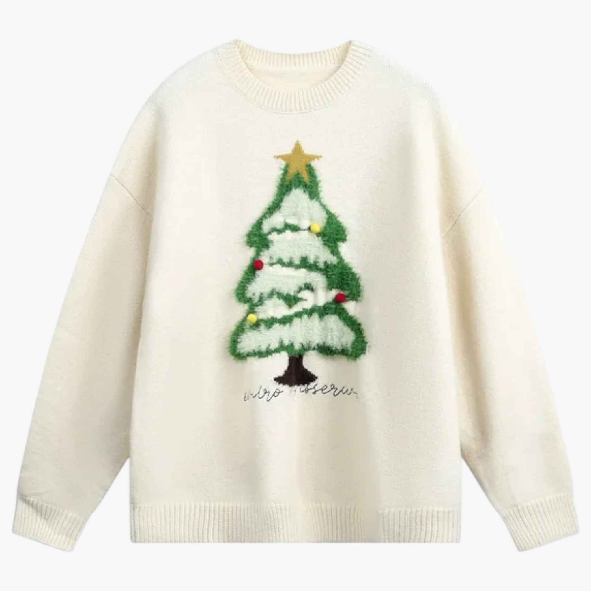 Sweaters : Unisex Warme Wintertrui voor Koude Dagen - Rood in Wit van Pantino