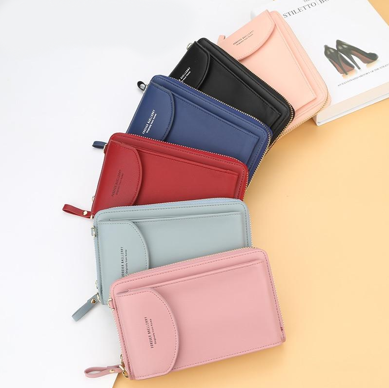 bags : Crossbody Fashion Handtas Leer - Zwart in van Pantino