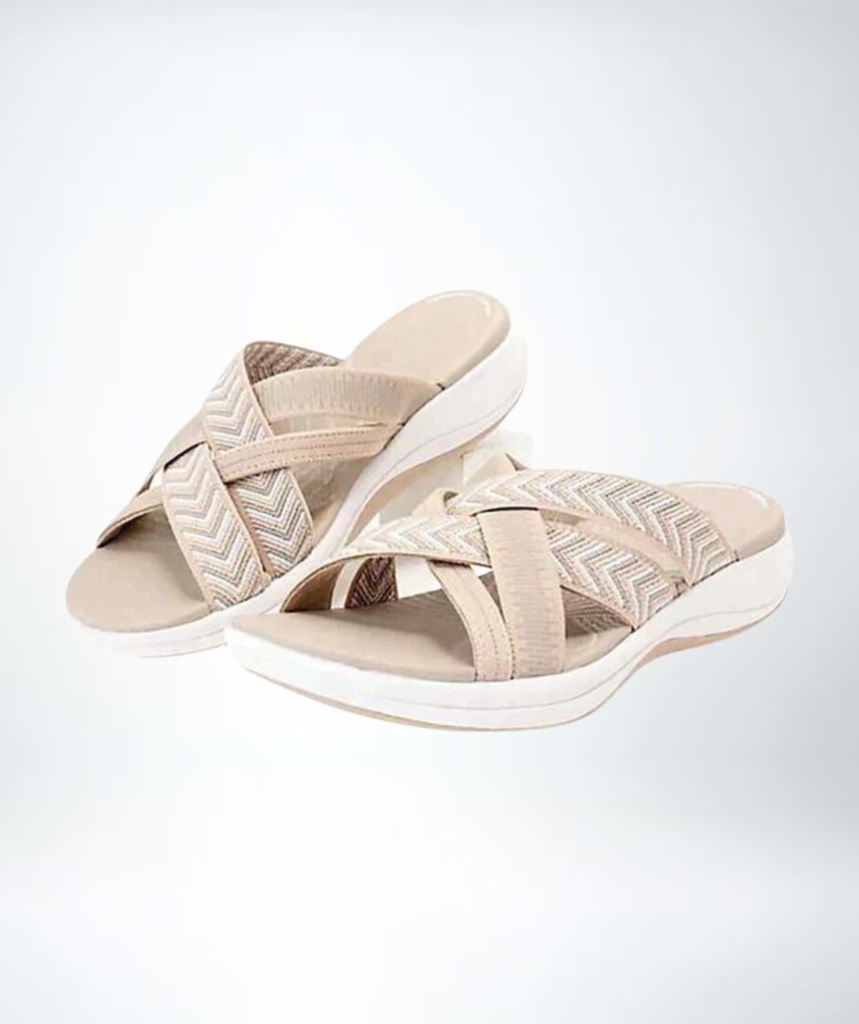 Sandals : Sandalen Dames Beige - Nova Orthopedische in Beige van Pantino