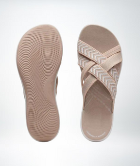 Sandals : Sandalen Dames Beige - Nova Orthopedische in van Pantino
