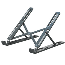 Laptop Stand : LaptopHolder - Laptop Houder voor Laptop Accessoires - Zilver in Zwart van Pantino