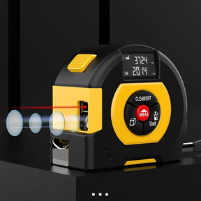 gadgets : Laser Afstandsmeter Geel - Ultieme Nauwkeurige Meting - Digitaal in van Pantino
