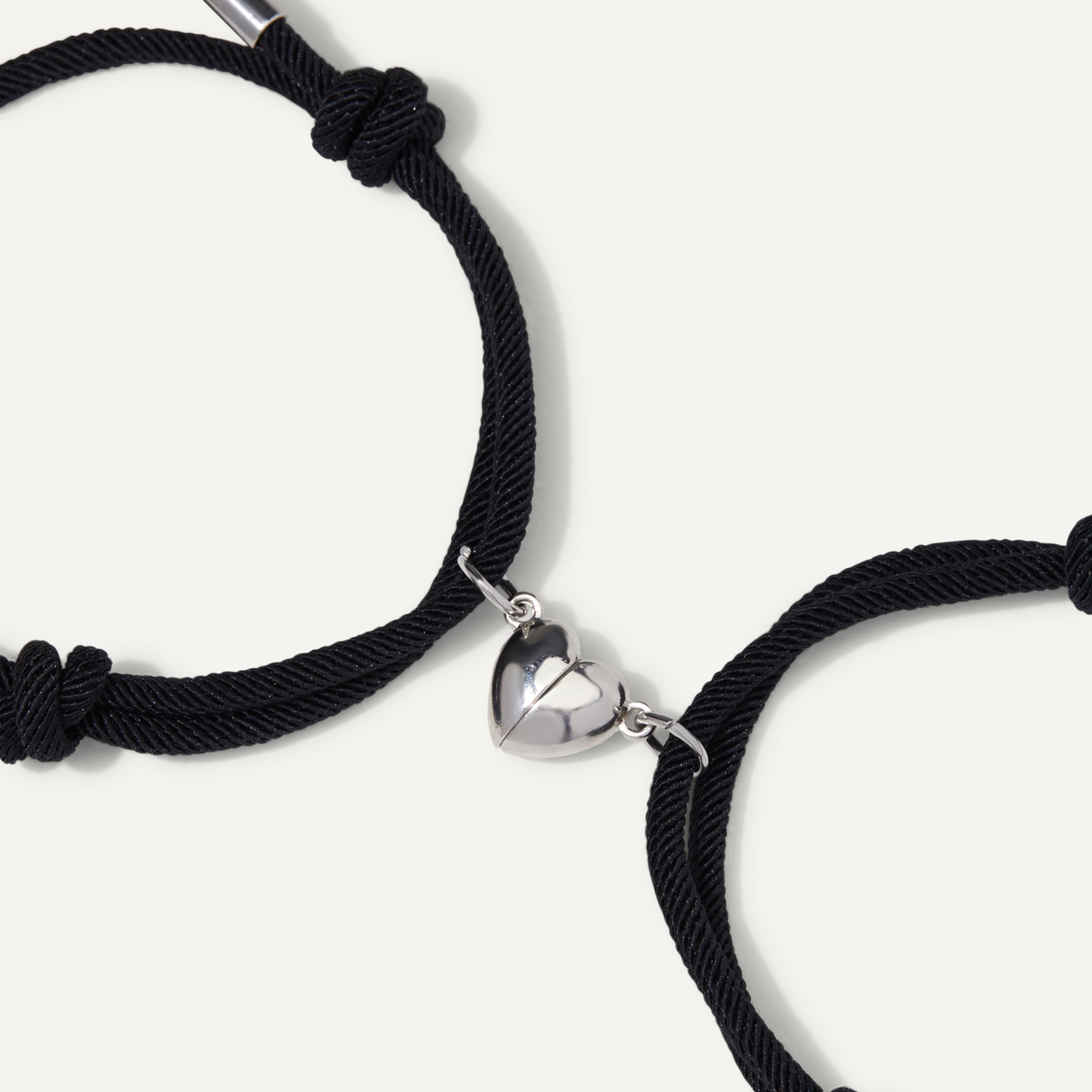 Bracelet : Magnetisch Koppelarmbandje 2 Stuks - Verbonden Liefde Cadeau - RVS in van Pantino