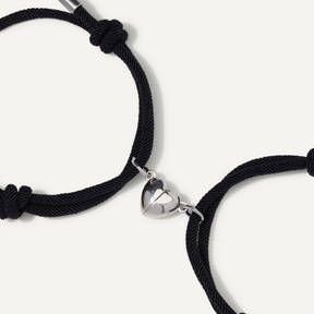 Bracelet : Magnetisch Koppelarmbandje 2 Stuks - Verbonden Liefde Cadeau - RVS in van Pantino