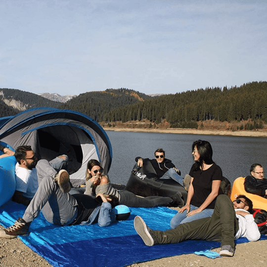 outdoor equipment : Mr Beach Ultieme Strandzand-Vrije Mat - Paars in van Pantino