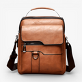 Borsa a Tracolla in Pelle di Lusso Uomo - Moderna e Marrone Chiaro - Marrone Chiaro