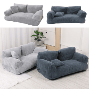 pets : Kalmerende Huisdier Bankhoes Lichtgrijs - Rustgevend Sofa Comfort - Microvezel in van Pantino